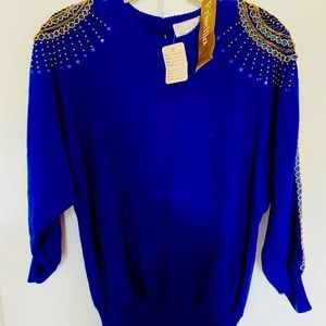ROYAL BLUE SWEAT TOP